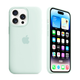 Чохол Kassel Silicone Full Case Protective для iPhone 14 Pro Max з мікрофіброю синій Seafoam - зображення 1