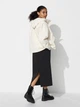 Юбка джинсовая миди осенняя прямая женская Uniqlo 769862877 M Черная (1159824082) - изображение 2
