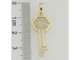 Кулон XUPING Позолота 14K "Ключик з цирконієм" для ланцюжка до 5мм (153119) - изображение 2