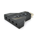 USB звуковая карта Voltronic 7.1 3D звук CM108 Plug & Play для ПК и ноутбуков - изображение 1
