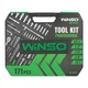 Профессиональный набор инструментов в кейсе Winso Pro 1/2", 1/4", 3/8" 72T, CR-V, 171ед. 924171 - изображение 4