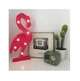 Светильник настольный декоративный ночник Toys Lamp Фламинго 3D розовый на батарейках - изображение 6
