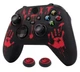 Якісний захисний силіконовий чохол Next (Black/Red) для геймпаду Xbox Series X|S + накладки на стіки - зображення 2