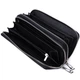 Женский кожаный кошелек на две молнии SТ AE 238-2 Black - изображение 4