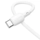 Data Кабель BOROFONE BX93 Super power 27W USB - Type-C 0.25m, White - зображення 6