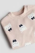 Світшот рожевий Кішки H&M 104см (400099631) - зображення 2