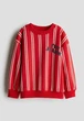 Світшот червоний Fun Season H&M 98-104см (400099487) - зображення 1