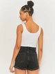 Джинсовые шорты женские Tally Weijl Sshdemomi-HHU 38 Черные (7612957912072) - изображение 2