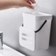 Ведро для мусора с крышкой MVM BIN-11 5L WHITE/ANTHRACITE - изображение 3