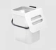 Ведро для мусора с крышкой MVM BIN-11 3L WHITE/ANTHRACITE - изображение 3