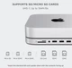 Док-станція Satechi Stand & Hub for Mac Mini M1-M2, Mac Studio M1-M4 / With NVMe SSD Enclosure - зображення 13