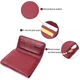 Кожаный женский кошелек с монетницей ST Leather бордового цвета средний горизонтальный формат магнитная застежка (bg194fash80) - изображение 7
