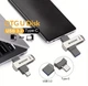 Высокоскоростной двухсторонний OTG USB - флеш - накопитель 256GB Kodak K273 с интерфейсом 3.2 Type-C Серый - изображение 3