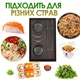 Чорний Подарунковий набір Посуду для Суші: палички для їжі, соусниці та підставки, багаторазовий (SUSBLACK) - зображення 4
