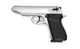 Стартовый пистолет SUR 2608 matte chrome (Walther PP) - изображение 1