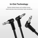Гитарные патч-кабели Donner Music Guitar Patch Cable Black 6-Pack 15cm EC1048 (6 шт) - изображение 3
