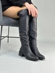 Женские зимние сапоги ShoesBand Черные натуральная кожа на каблуках 36 (23,5 см) (S65051е) - изображение 2