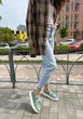 Жіночі мокасини ShoesBand М'ятного кольору натуральний нубук із перфорацією 38 (25-25,5 см) (S30001) - зображення 8