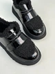 Жіночі зимові уггі ShoesBand Чорні натуральна шкіра наплак короткі 41 (26,5 см) (S39191-4з) - зображення 5