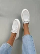 Жіночі мокасини ShoesBand Біла натуральна шкіра з перфорацією 39 (26 см) (S30001-1) - зображення 7