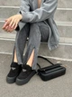 Лофери жіночі зимові ShoesBand Чорні натуральна замша 38 (24,5-25 см) (S94201-1з) - зображення 4