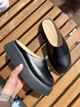 Жіночі бабуші ShoesBand Чорна натуральна шкіра 40 (25,5 см) (S99751) - зображення 10