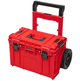 Ящик для инструментов Qbrick System PRIME Cart Red Ultra HD Custom 590x425x660 мм, модульный с телескопической ручкой и колесами - изображение 2