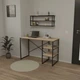 Стіл письмовий Tobi Sho VARN комп'ютерний з металевими опорами, 1180х540х750 Дуб Сонома/Чорний - зображення 2