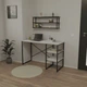 Стол письменный Tobi Sho VARN компьютерный с металлическими опорами, 1180х540х750 Дуб Крафт Белый/Черный - изображение 3