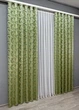 Комплект готовых штор VR-Textil Жаккард Завиток с люрексом № 1649ш Оливковый 145х270 см 2 шт (33-0531) - изображение 4