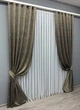 Комплект готовых штор VR-Textil Жаккард Fantasy № 1631ш Капучино 150х290 см 2 шт (33-0535) - изображение 3