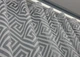 Тюль VR-Textil 1558т Ромб Меандр Жакард Сірий 300х270 см (42-0462) - зображення 7