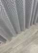 Тюль VR-Textil 1558т Ромб Меандр Жакард Сірий 300х270 см (42-0462) - зображення 8