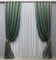 Комплект готових штор VR-Textil Жакард Fantasy № 1633ш Смарагдовий з золотистим 150х290 см 2 шт (33-0537) - зображення 2