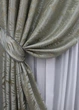 Комплект готовых штор VR-Textil Жаккард Magic № 1608ш Песочный с серым 145х270 см 2 шт (33-0472) - изображение 4