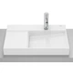Умивальник накладний ROCA Horizon 600x420x105мм прямокутний білий A32727400B - зображення 4