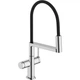 Cмеситель для кухни однорычажный с гибким изливом HANSGROHE Talis M54 хром латунь 72861000 - изображение 1