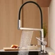 Cмеситель для кухни однорычажный с гибким изливом HANSGROHE Talis M54 хром латунь 72861000 - изображение 2