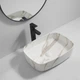 Раковина накладна Mixxus Premium BEVEL-0102 MARBLE 495х370х135mm (MP6519) - изображение 6