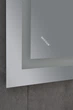 Зеркало Mixxus алюминиевое 80х60 см с LED Touch подсветкой без запотевания. (616193) - изображение 2