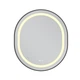 Дзеркало Mixxus Premium ELLIPSE MV05-80x70-REVERSE BLACK (LED Touch, Anti-fog, димер(3-6kK)) (MP6646) - зображення 2