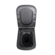 Унітаз підвісний Qtap Tern New Ultra Quiet безобідковий з сидінням Soft-close MATT BLACK QT17332303ASMBSD00052572 - зображення 6
