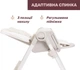 Стульчик для кормления Chicco Polly Armonia Бежевый (87140.84) - изображение 3