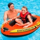 Надувная лодка одноместная для детей Intex 58354 Explorer PRO 50 137x85x23 см Оранжевый - изображение 2