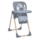 Детский стульчик для кормления с столиком и матрасом El Camino CRAFT ME 1115-W Gray Серый - изображение 1