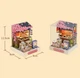 Дитячий конструктор - 3D міні румбокс Battoom SAKURA NOODLES SHOP збірний інтер'єрний конструктор DIY у стилі японського ресторану локшини (97855205) - зображення 8