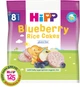 Органічні рисові хлібці HiPP з чорницею і яблуком 30 г (9062300132684) - изображение 2