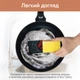 Набір зі сковорідок Smart Fry 26 см, 28 см та сковорідка для млинців 24 см + ПОДАРУНКИ: ополоник, лопатка та картоплемялка - зображення 5
