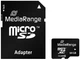 Карта пам'яті MediaRange microSDXC 64GB Class 10 + SD адаптер (MR955) - зображення 1