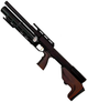 Пневматична гвинтівка PCP Zbroia Sapsan Tactical 450/220 (4.5мм, 30 Дж, коричневий) + Оптика 4х32 + Чехол + Кулі - зображення 3